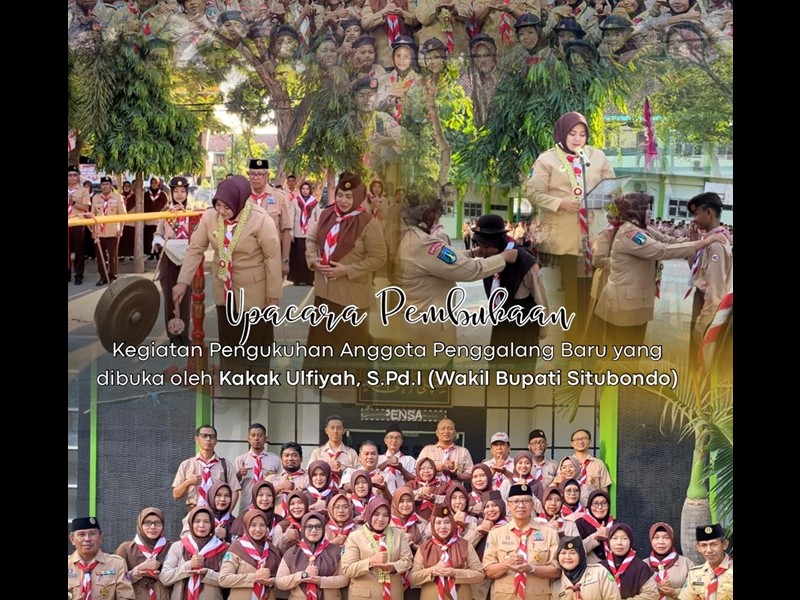 Pengukuhan anggota gudep